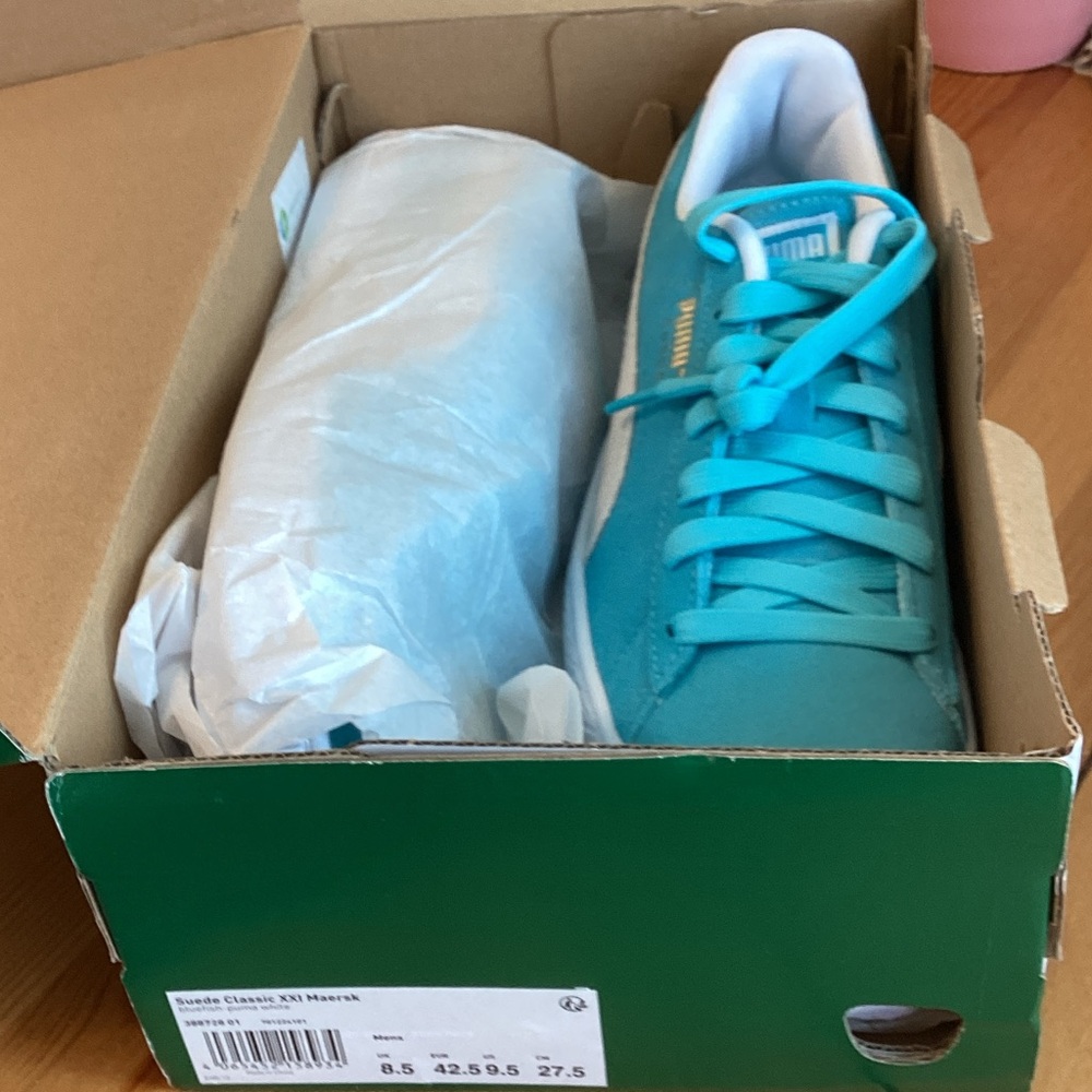 Puma Suede Classic Teal Sneakers